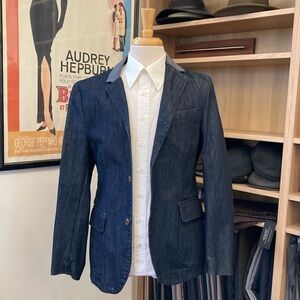 Lands End Denim Sport Jacket